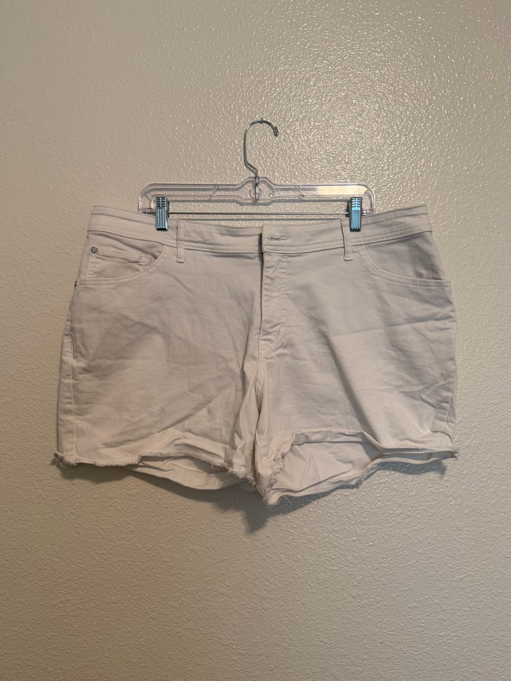 EVRI High-Waist White Women’s Shorts